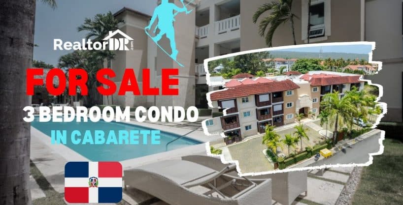 Beautiful 3 Bedroom Condo Steps Away From The Beach -Cabarete-